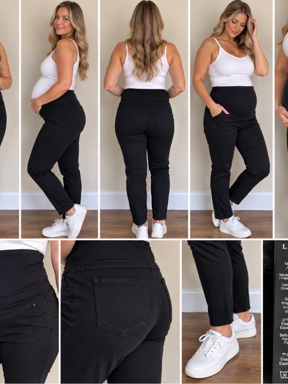 Liverpool Maternity The Legging Black Pants Size 16/33